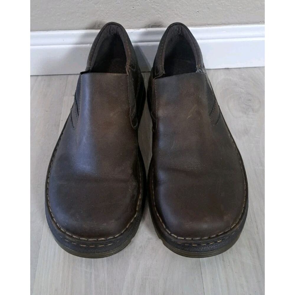 Dr. Martens Mens 12M Orson AW004 Brown Smooth Leather Slip On Dress Shoe Loafer - Picture 4 of 8